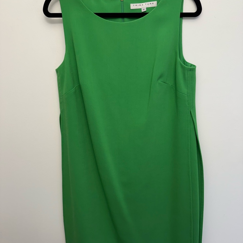 Trina Turk Vibrant Green Midi Dress